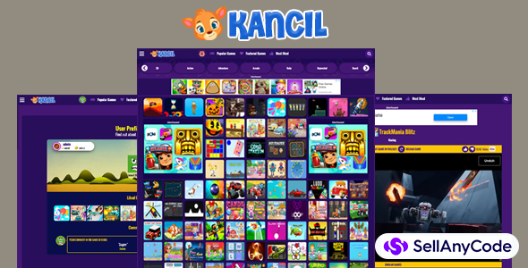 Kancil Theme | CloudArcade - HTML5 / Web Game Portal CMS