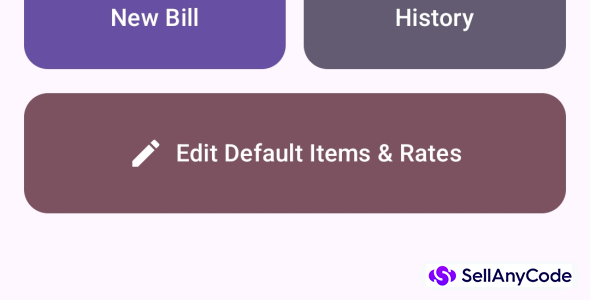Kirana Billing & Inventory Manager - Full Android Source Code (Easy to Use)