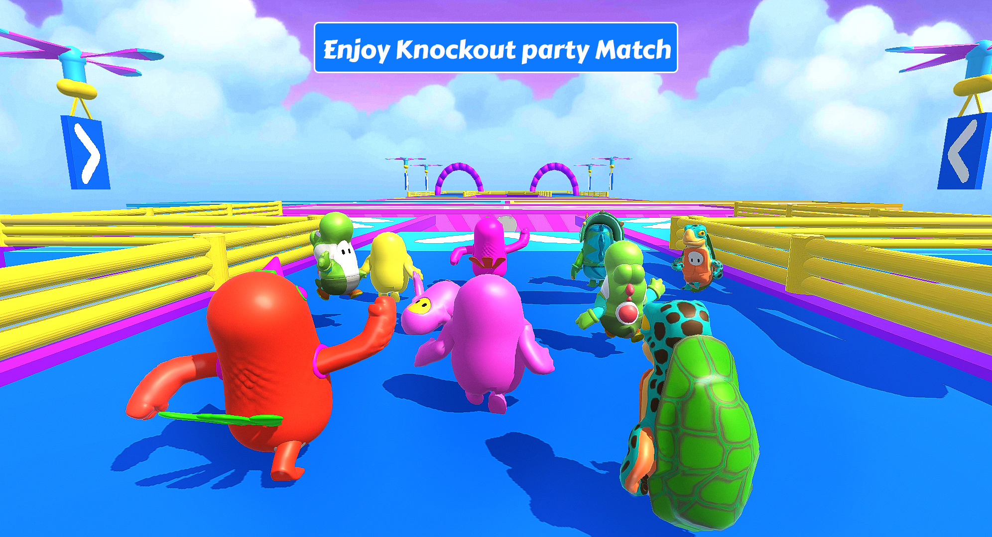 STUMBLE GUYS – COMO O JOGO DIFERE DO FALL GUYS KNOCKOUT