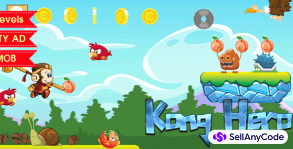 Kong Hero – Platformer Complete Unity Game Template