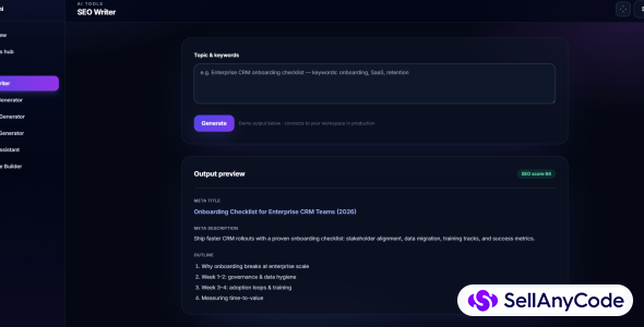 Ladoni AI SaaS & Admin Dashboard HTML Template