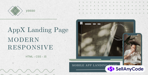 Landing Page for Apps