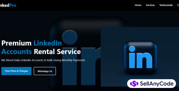 Launch Your Own LinkedIn Accounts Marketplace With Our Ready-to-Deploy Source Code!