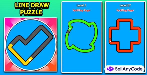 Line Draw Puzzle Top Trending Game Unity Source with Admob Ads Integrated