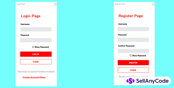 Login/Register System - Winform C# (With Database)