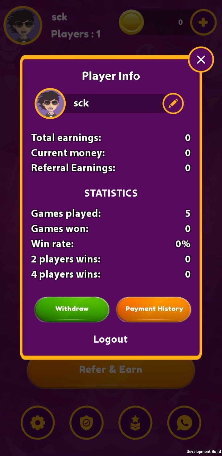 Ludo Joker With Online Multiplayers Real Money Game(Android + IOS)