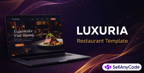 Luxuria Luxury Restaurant HTML Template
