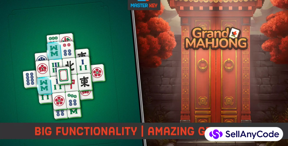 MK Mahjong Solitaire Kit Tile Match Game Template