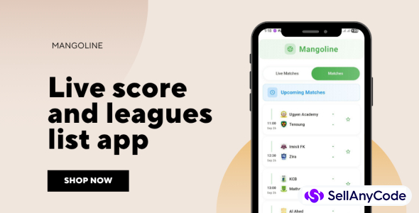 Mangoline – Live Football Scores, Upcoming Matches & League Standings