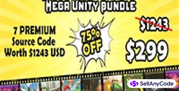 Massive Fast Games Mega Unity Bundle : 7 Premium Source Codes