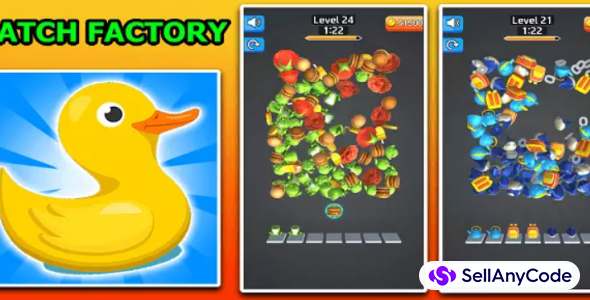 Match Factory 3D Matching Trending Game Unity Source Code