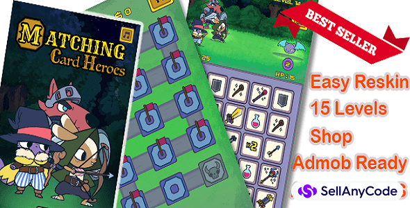 Matching Cards Hero Puzzle Game