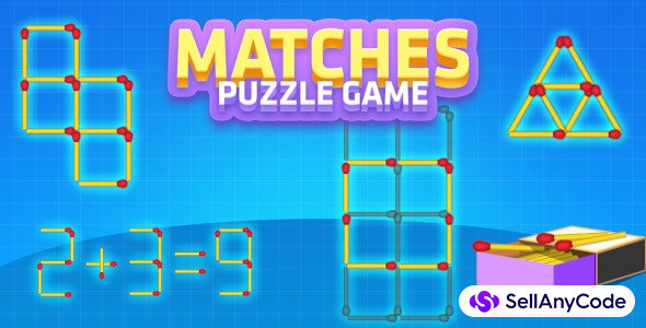 Matchstick Puzzle Unity Source Code