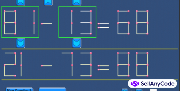 Matchstick Question Generator