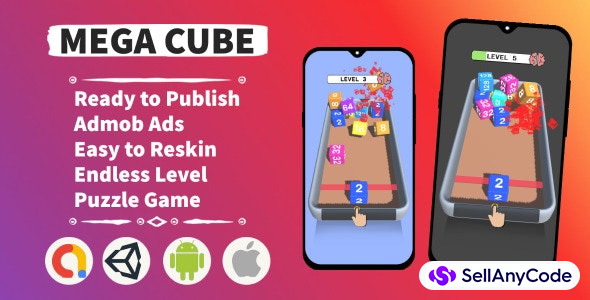 Mega Cube (Unity+Admob+Android+iOS)