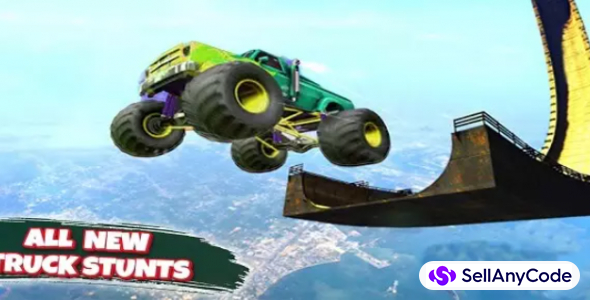 Mega Ramp Monster Truck Impossible Stunt