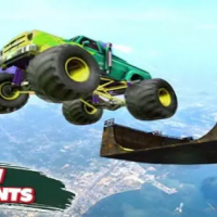 Mega Ramp Monster Truck Impossible Stunt