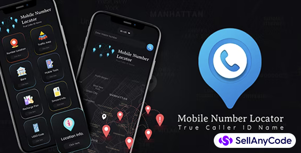 Mobile Number Locator – True Caller ID Name : Android App + Admob Integration