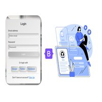 Modern Login page Bootstrap5 form