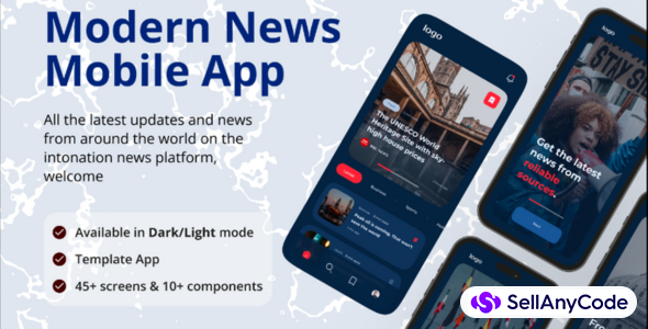 Modern News Flutter App Template