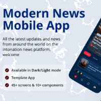 Modern News Flutter App Template