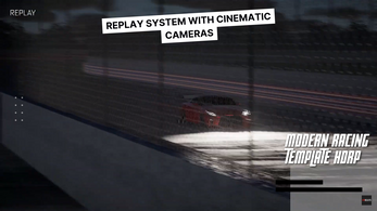 Modern racing game template for unity project