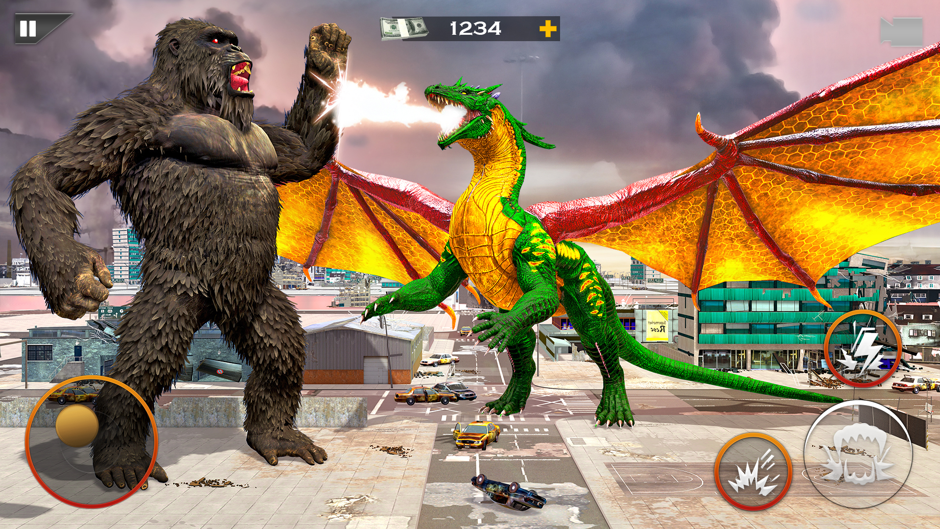 Monster Dinosaur Rampage and King Kong