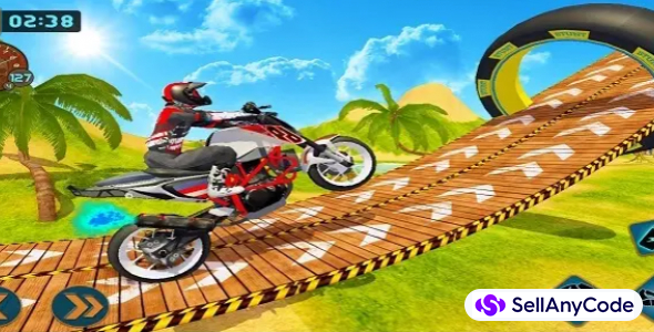 Moto Beach Impossible Track Stunt : Bike Stunt 2021