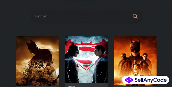 Movie Webapp Template