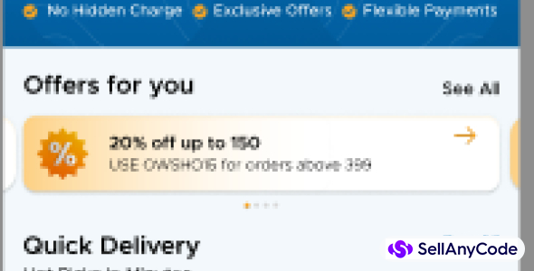 3 App Code :- Multi Vendor Marketplace App Android & iOS E-Commerce Mobile App(Buyer+Seller+Admin Panel)