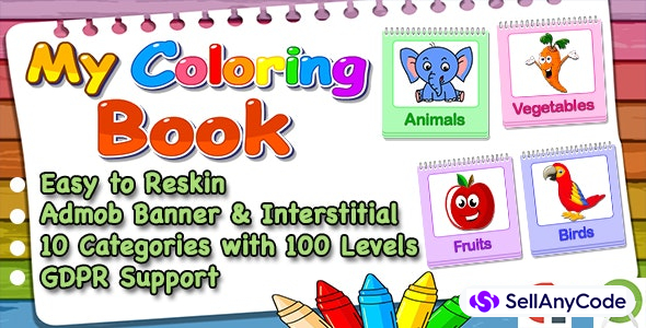 My Coloring Book Game For Kids + IOS Version