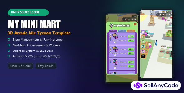 My Mini Mart - 3D Idle Tycoon Game Template