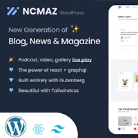 Ncmaz - Blog Magazine WordPress Theme