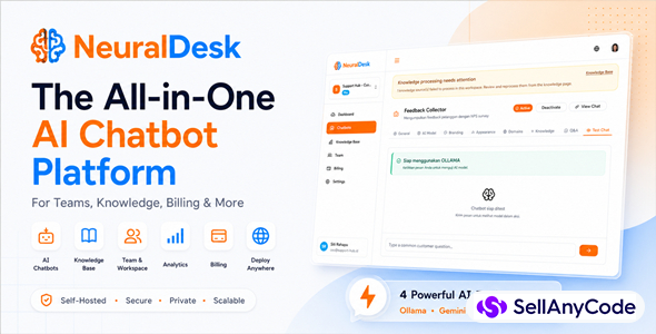 NeuralDesk AI Chatbot