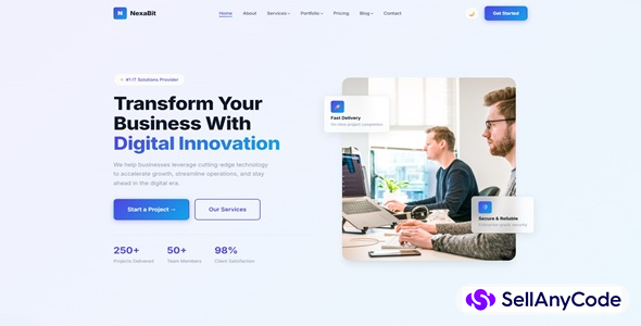 NexaBit IT Agency & Digital Solutions Template
