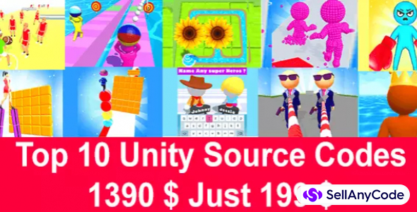 Nimmi Developers Mega Unity Bundle: TOP10 Games $1390 USD NOW!