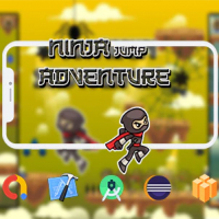 Ninja Jump Adventure 64 bit - Android IOS With Admob