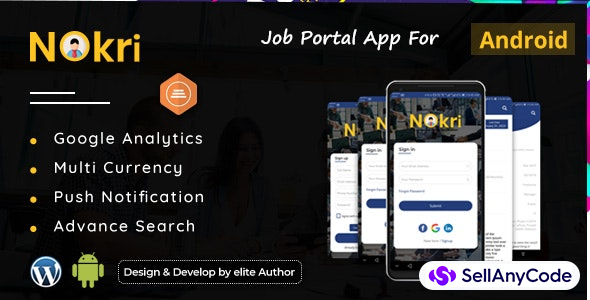 Nokri - Job Board Native Android App