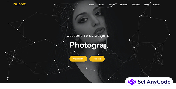 Nusrat Personal Portfolio HTML Template