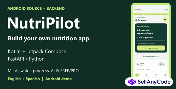 NutriPilot Android Nutrition App Starter Kit