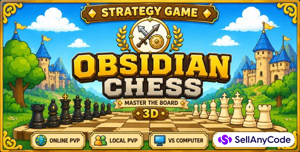 Obsidian Chess | 3D HTML5 Multiplayer Chess Game