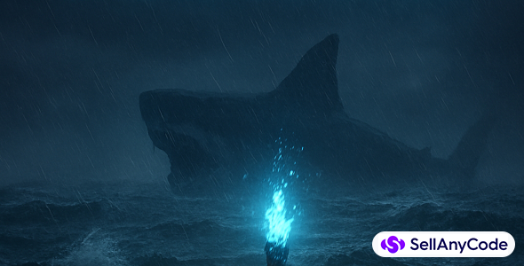 Ocean Survival Crypto Game - Raft, Megalodon & Blue Torch Adventure