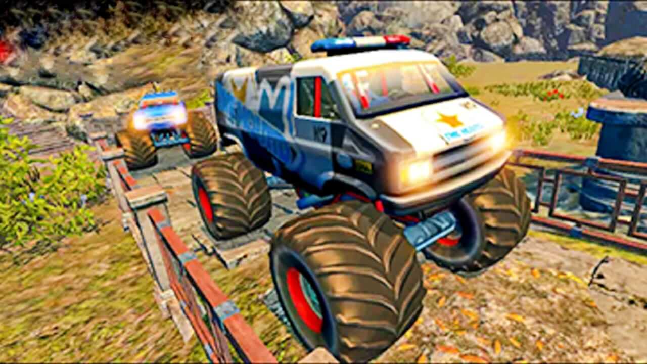 Real Extreme Black Monster Off-road Legends Truck Stunt Master; Truck Crash  Destruction Racing Game, Hill Drive Megalodon Monster Truck Sim Battle