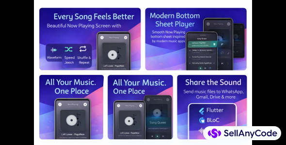 Offline Music Player Flutter App