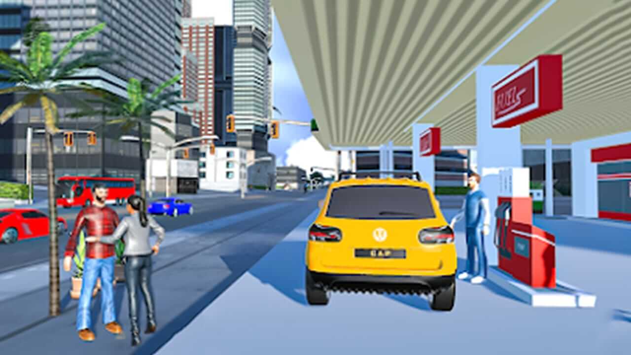 Offroad Taxi Driving : City Taxi Sim