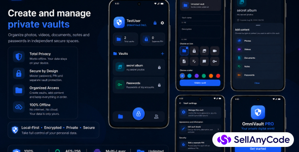 OmniVault PRO - Offline Privacy Vault Android Source Code