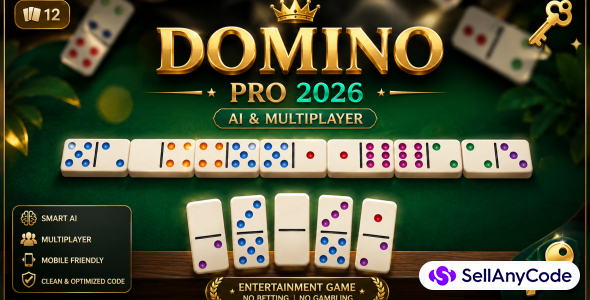 Online Domino Game with AI and PvP Source Code