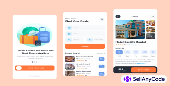 Online Hotel Booking website in php with source code