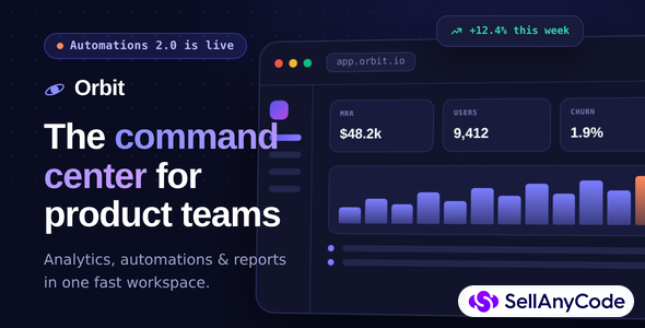Orbit SaaS & App Landing Page Template