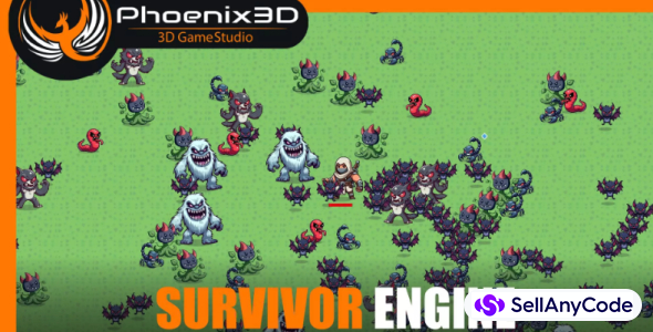 P3D: Survivors Engine (Top Down Game Template)